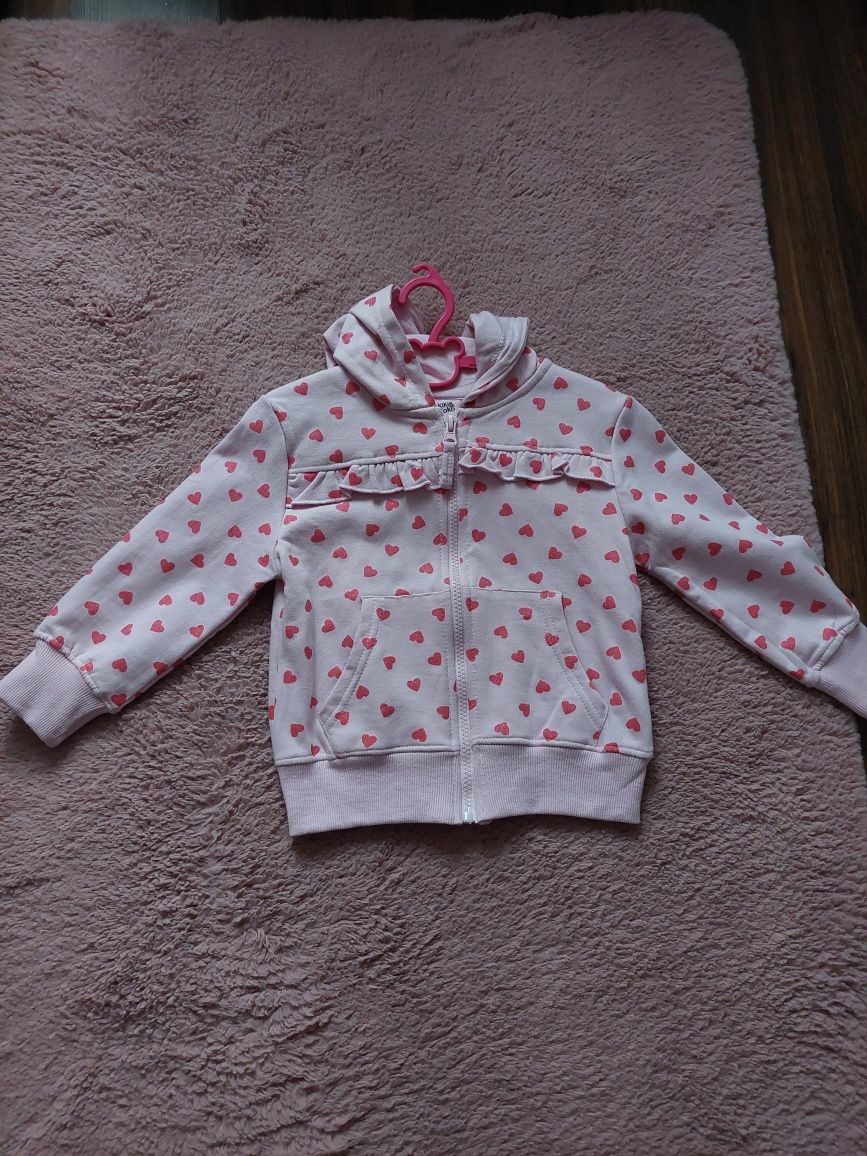 Bluza rozpinana dla dziewczynki