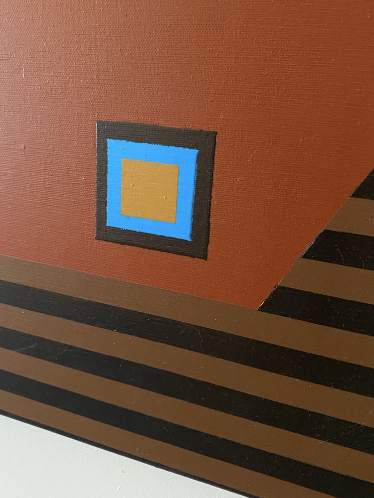 Duży obraz na płótnie „Syzyf” 90x90 cm