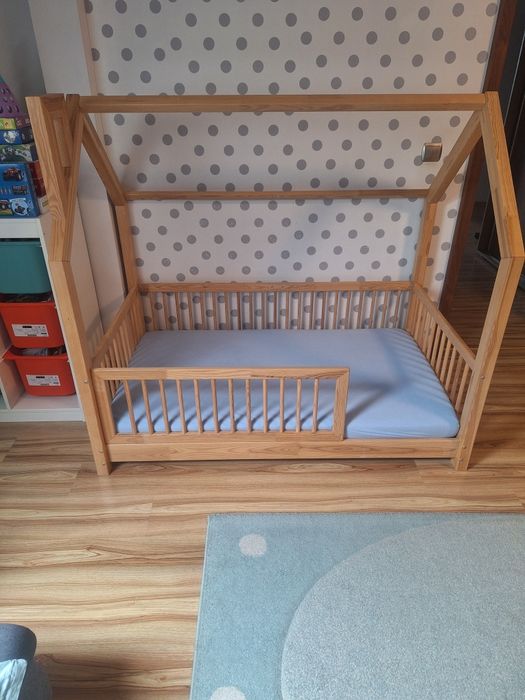 Łóżeczko dziecięce domek 140x80
