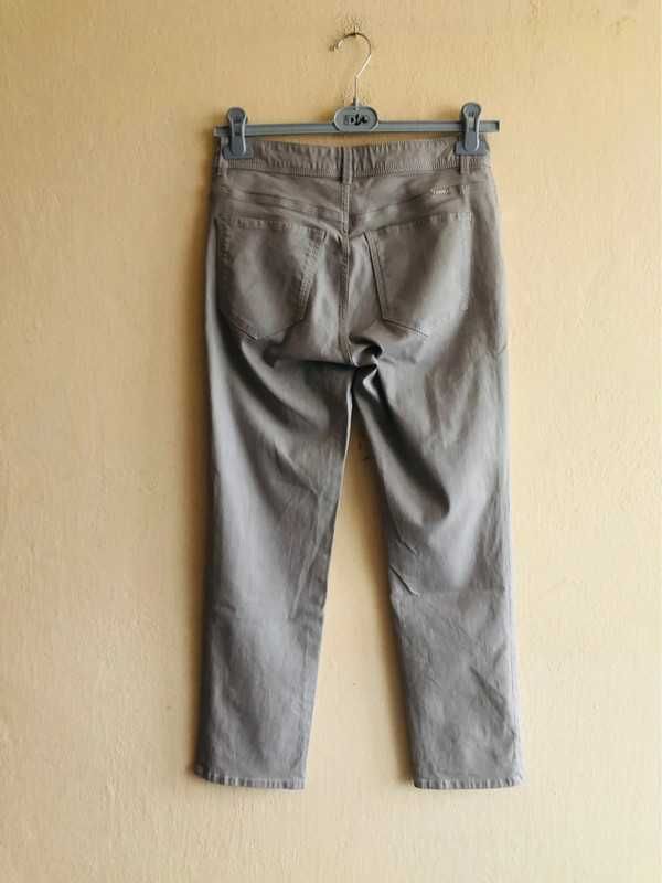 Massimo Dutti - jak nowe, woskowane jeansy, dżinsy (M) stan idealny