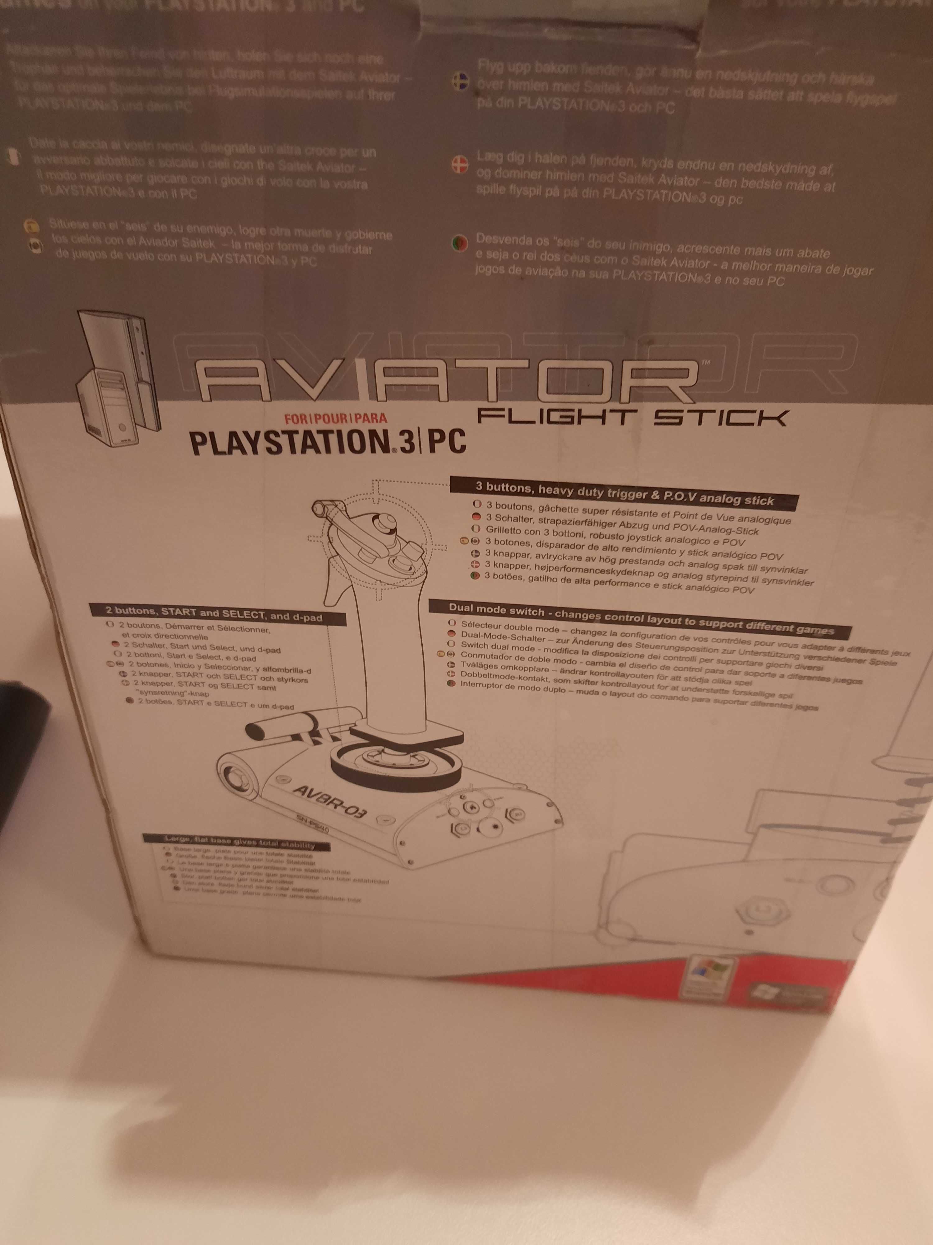 Joystick Saitek AV8R-03 SN- PS40 Aviator Flight Key