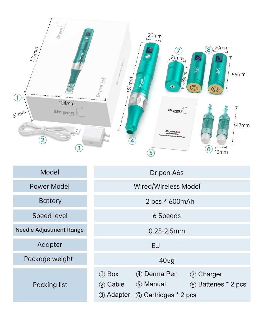 CANETA DERMAPEN DR. PEN ULTIMA A6S