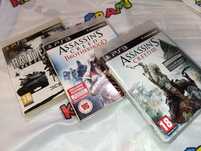Trzy gry na PS3 zestaw pakiet Battlefield Assassin's Creed cena za cał