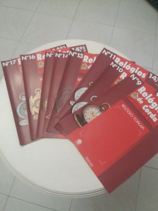 Coleção de revistas relógios da salvat
