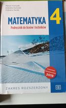 Podręcznik do matematyki klasa 4. Zakres rozszerzony Pazdro