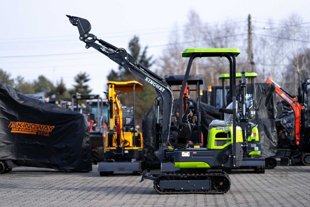 Minikoparka 1000kg MARC II XN10 RS RAMIĘ Skr CHŁODNICA 2m Głębokość