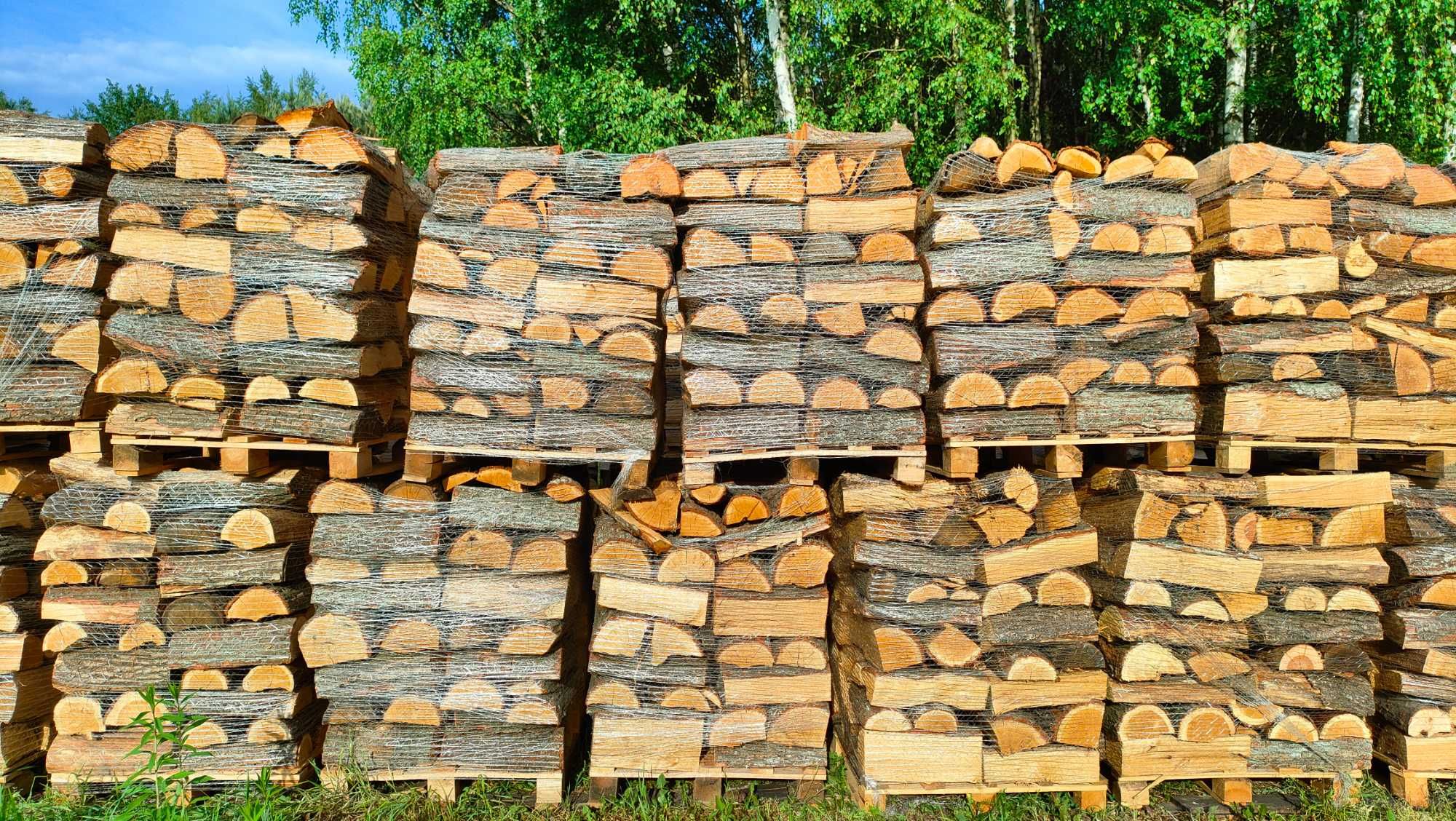 Drewno kominkowe, brykiet drzewny, pellet