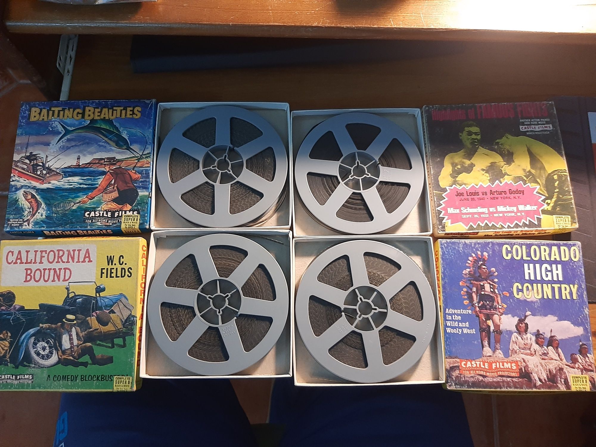 Filmes super 8 Castle Films Vintage BW