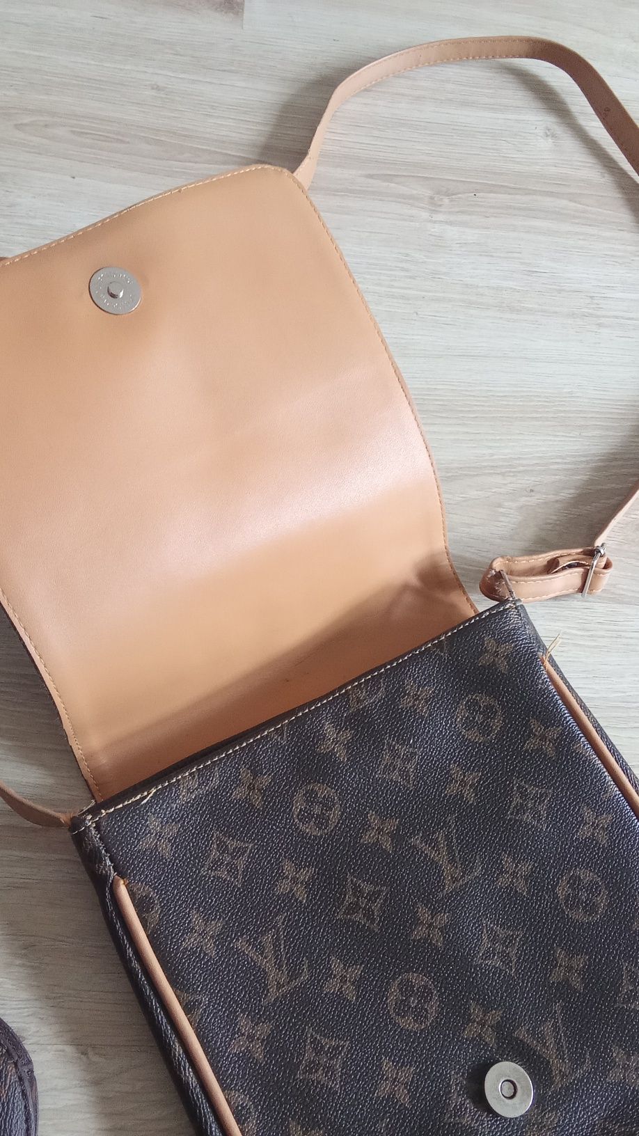Torebka listonoszka plus portfelik Louis Vuitton