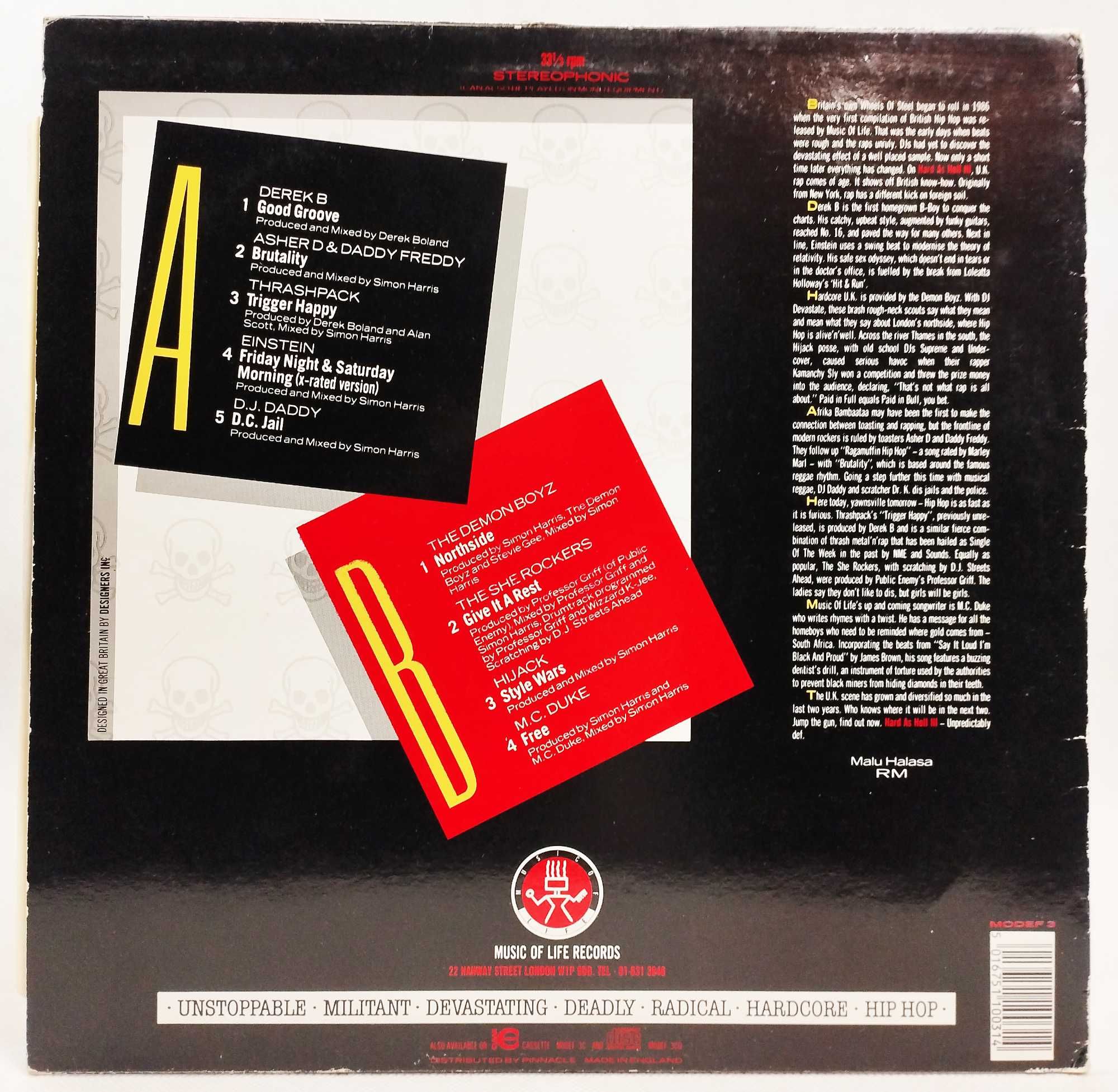 VARIOUS – Hard As Hell! 3 LP / Winyl