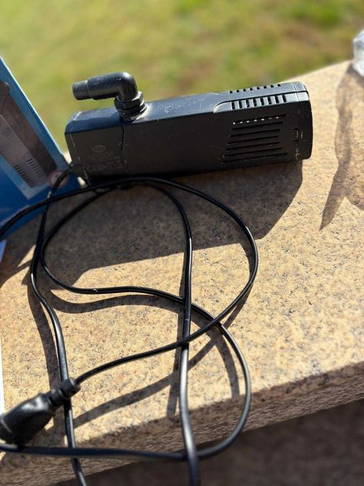 Aquário de vidro com filtro tartaruga