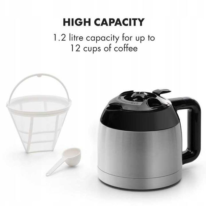 Ekspres przelewowy Klarstein Arabica 1,2 l