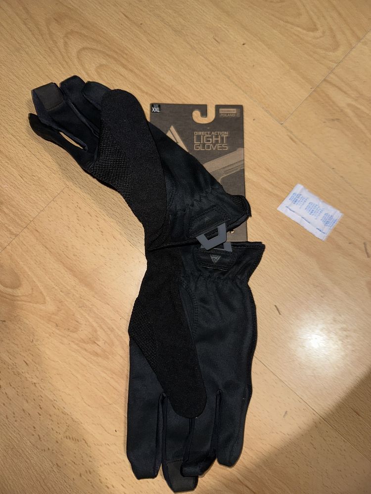 Rękawice Direct Action Light Gloves - Black 2XL