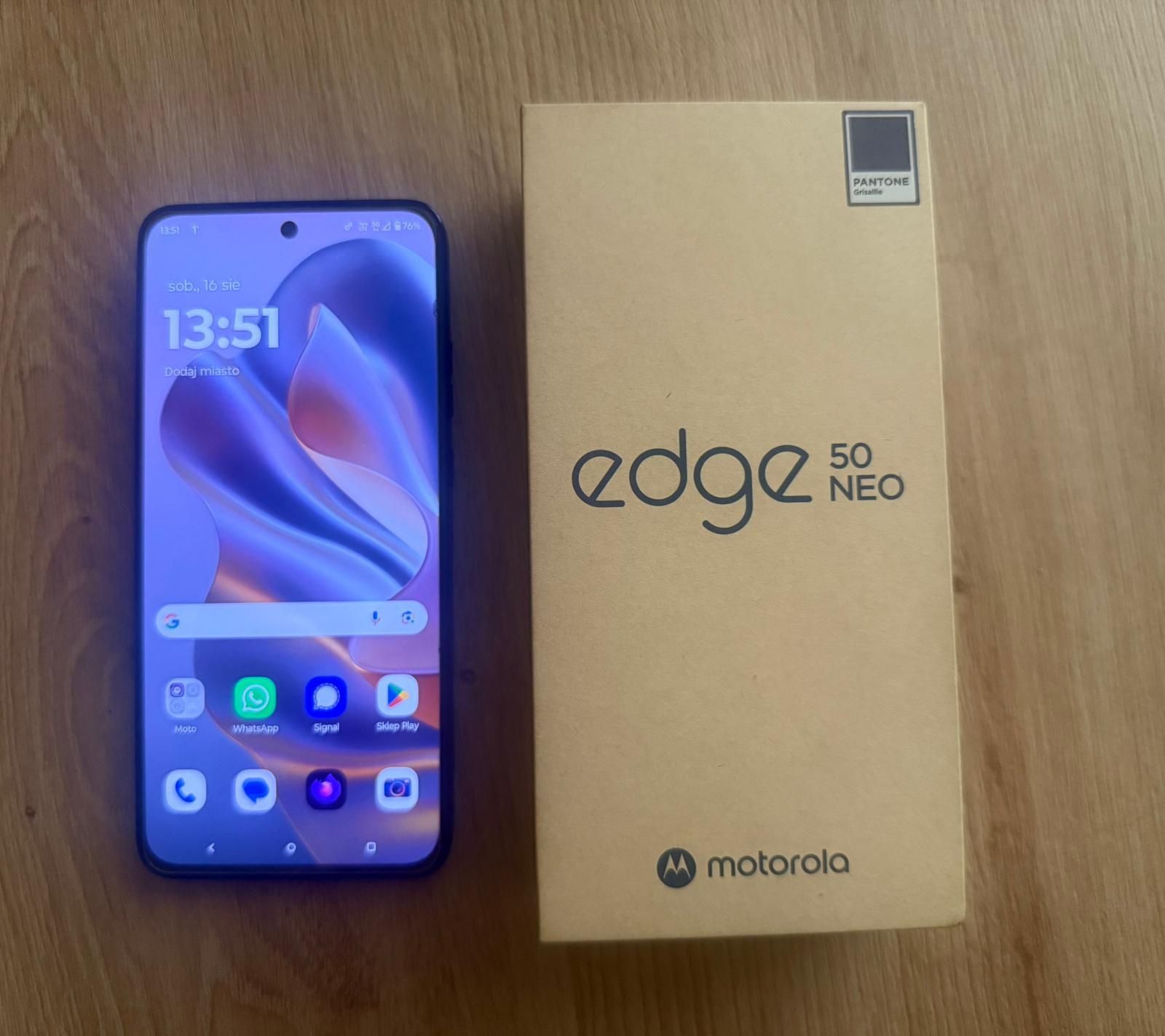 Motorola edge 50 neo 12/512gb Pantone Grisaille Tylko e-sim