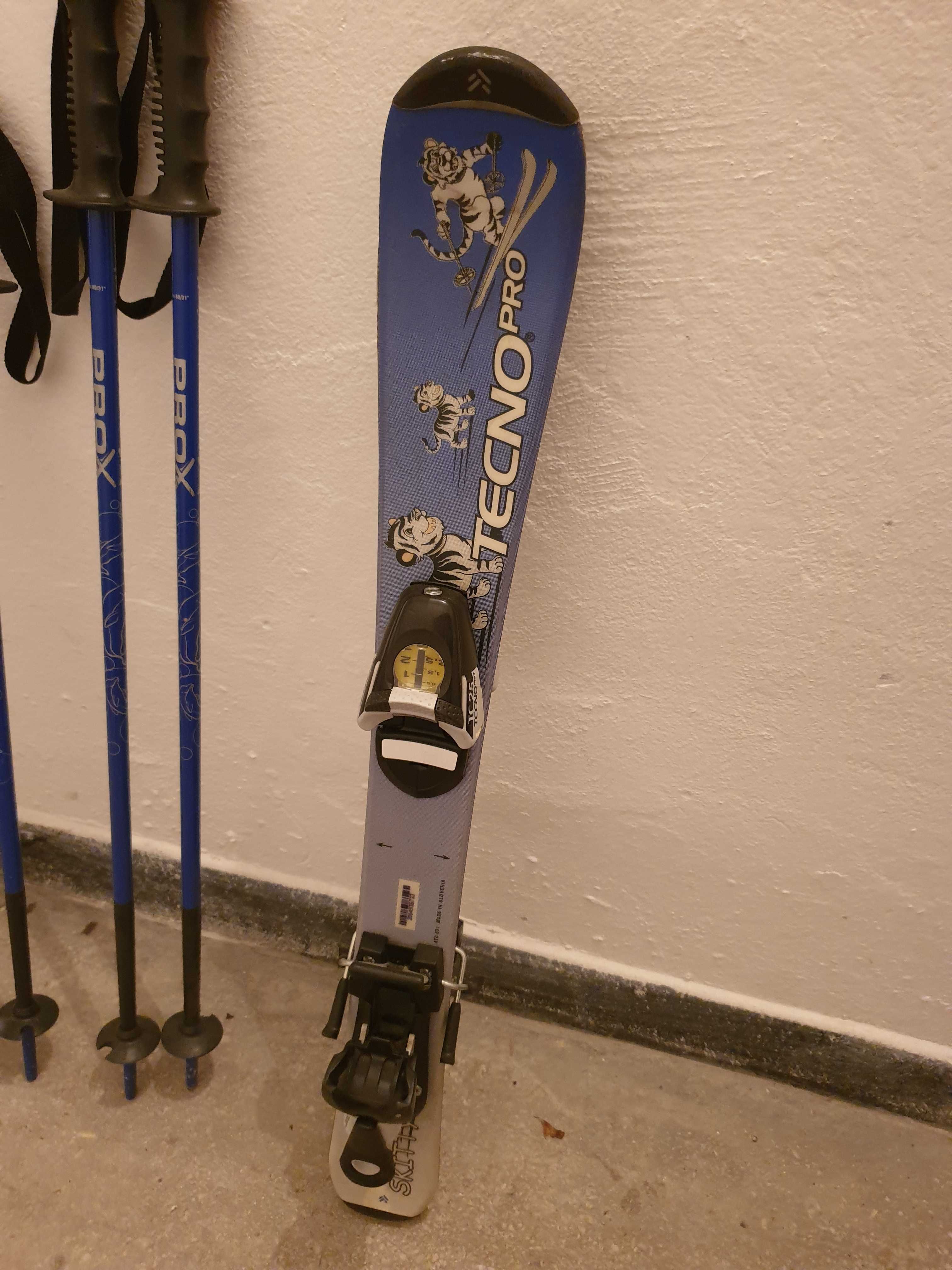 Dziecięce kijki narciarskie PROX 85cm