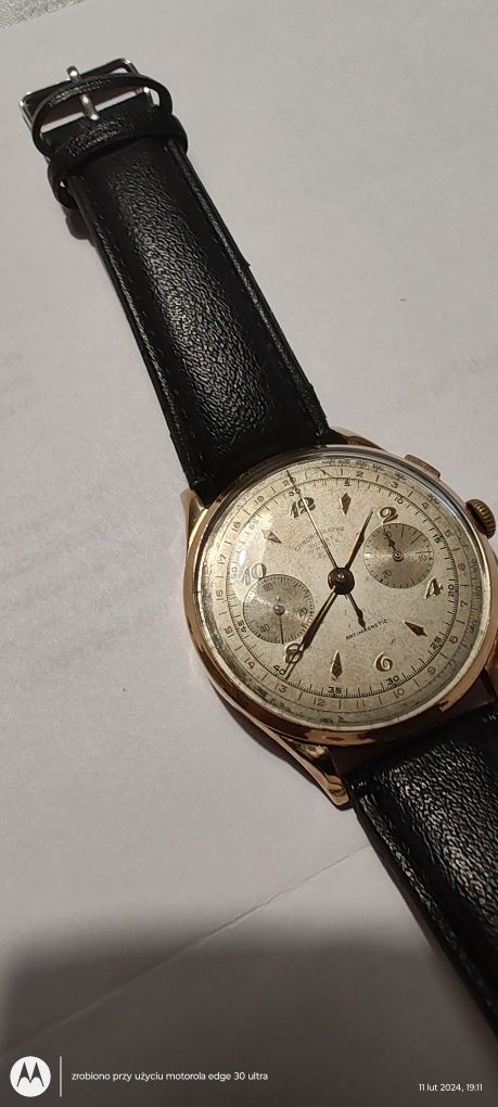 Zegarek Chronograph zloty24k