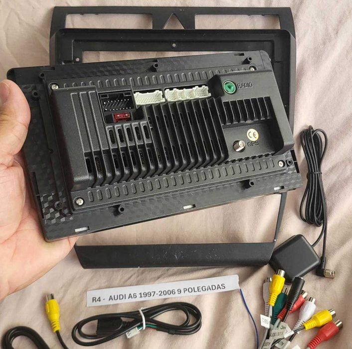R4 - Auto Rádios AUDI A6 97-06 9 POLEGADAS  android