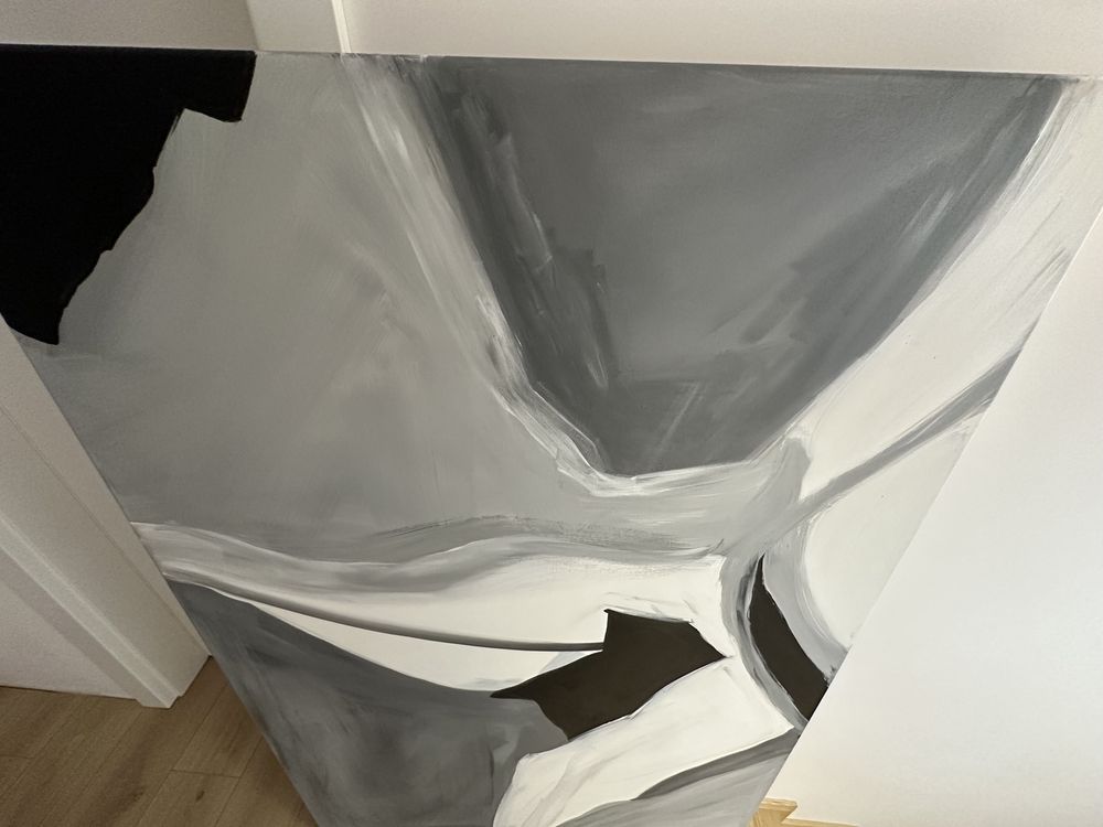 Nowoczesny duży obraz abstrakcja 150cm*100cm akryl na płótnie