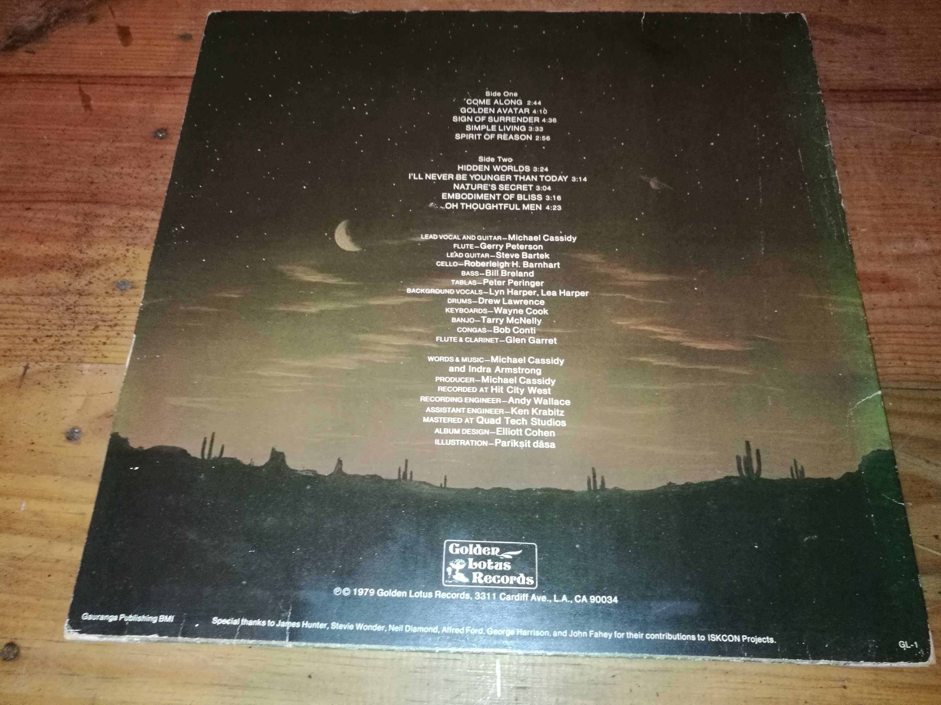MICHAEL CASSIDY (FOLK ROCK) - Nature's   Secret (Ed USA-1979-Promo) LP
