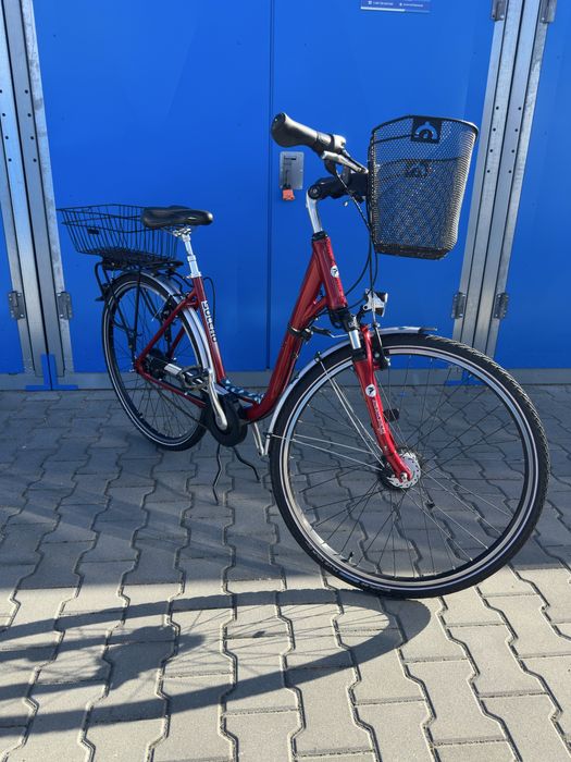 Sprzedam niemiecki rower miejski Pegasus Solero czerwony 28” koła