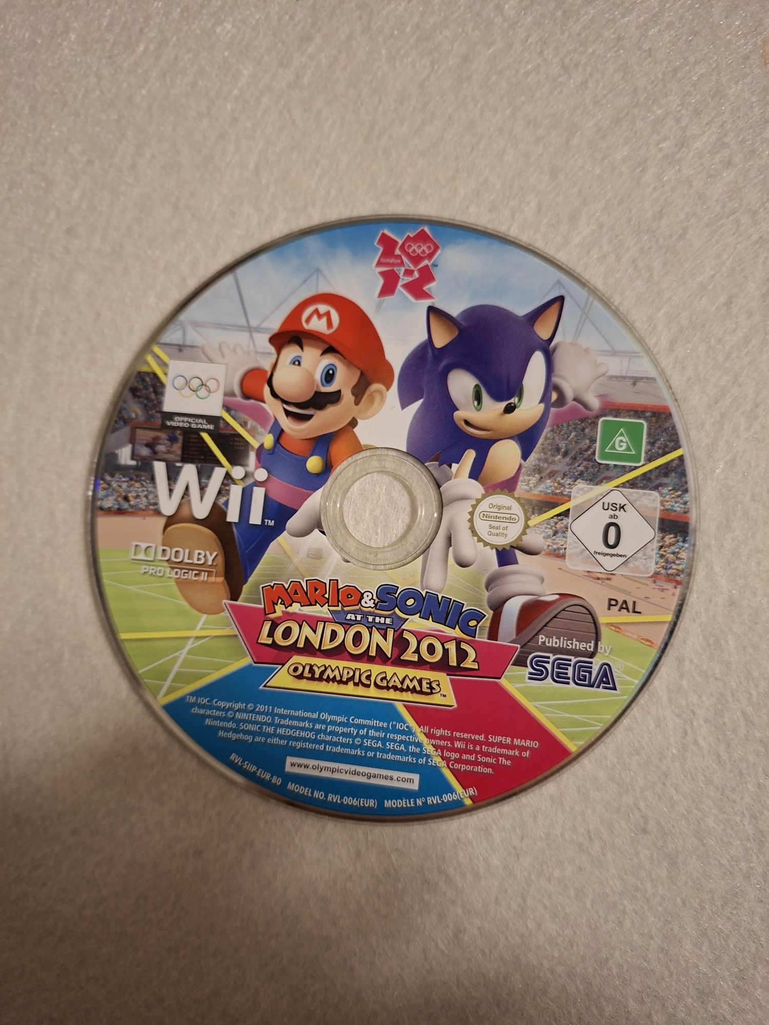 Mario & Sonic at the London 2012 Olympic Games Wii com caixa e manual