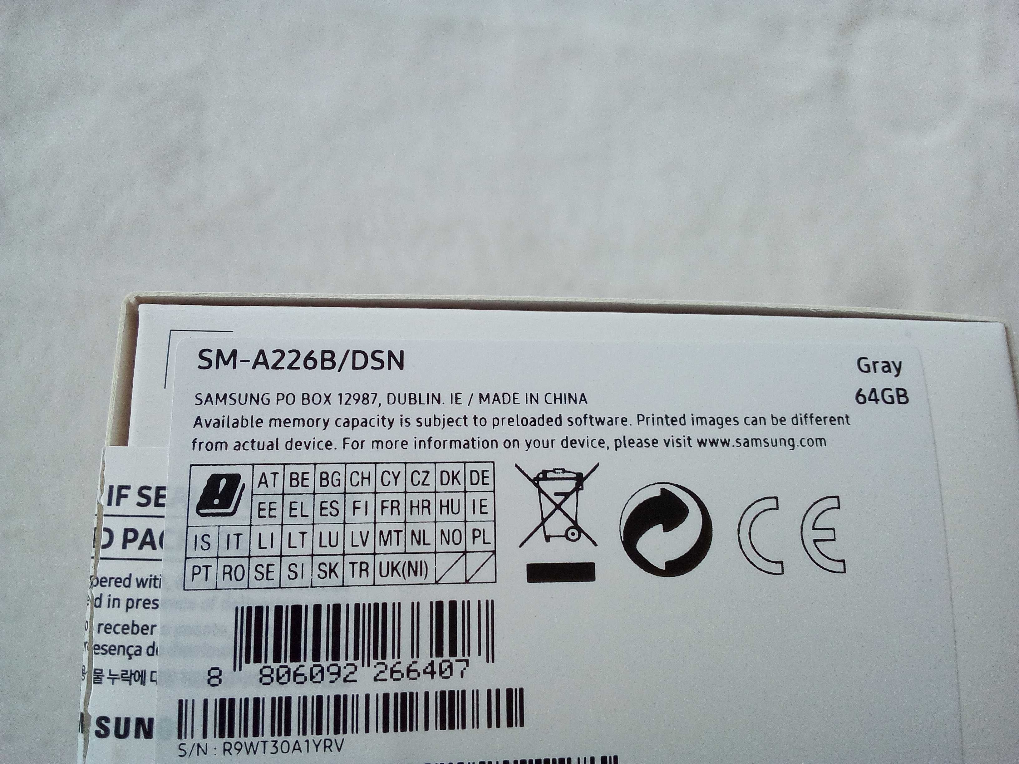 Samsung A22 5G  novo