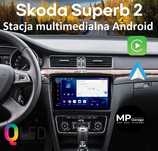 Nawigacja Skoda Superb II Android CarPlay/AA Qled LTE Montaż Gwarancja