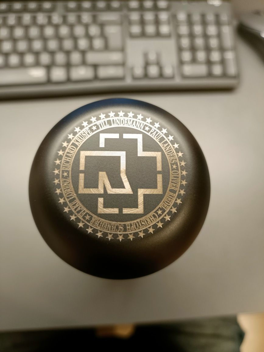 Rammstein termos stal nierdzewna twój grawer logo na prezent
