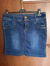 Spódnica jeans ciemny