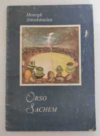 Książka Orso Sachem - Henryk Sienkiewicz
