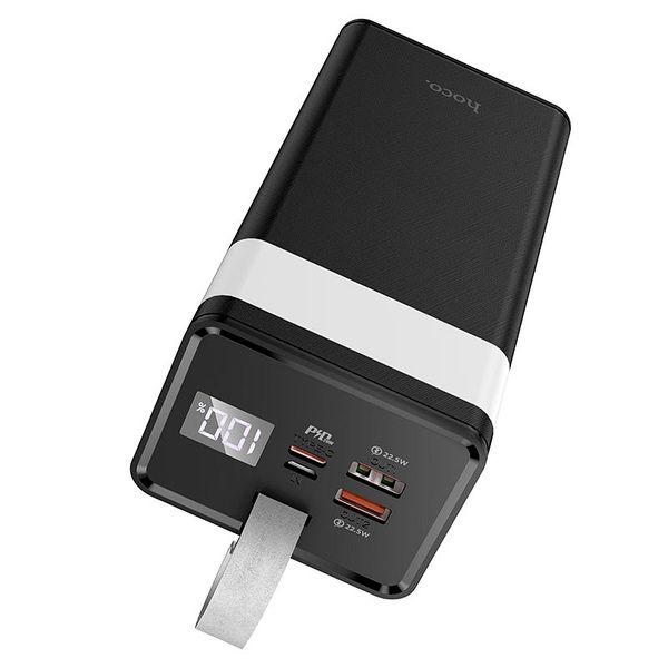 Повербанк зі швидкою зарядкою + ліхтарем 40000mAh HOCO J86