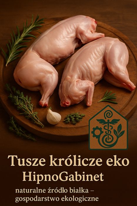 Króliki tuszki mięso