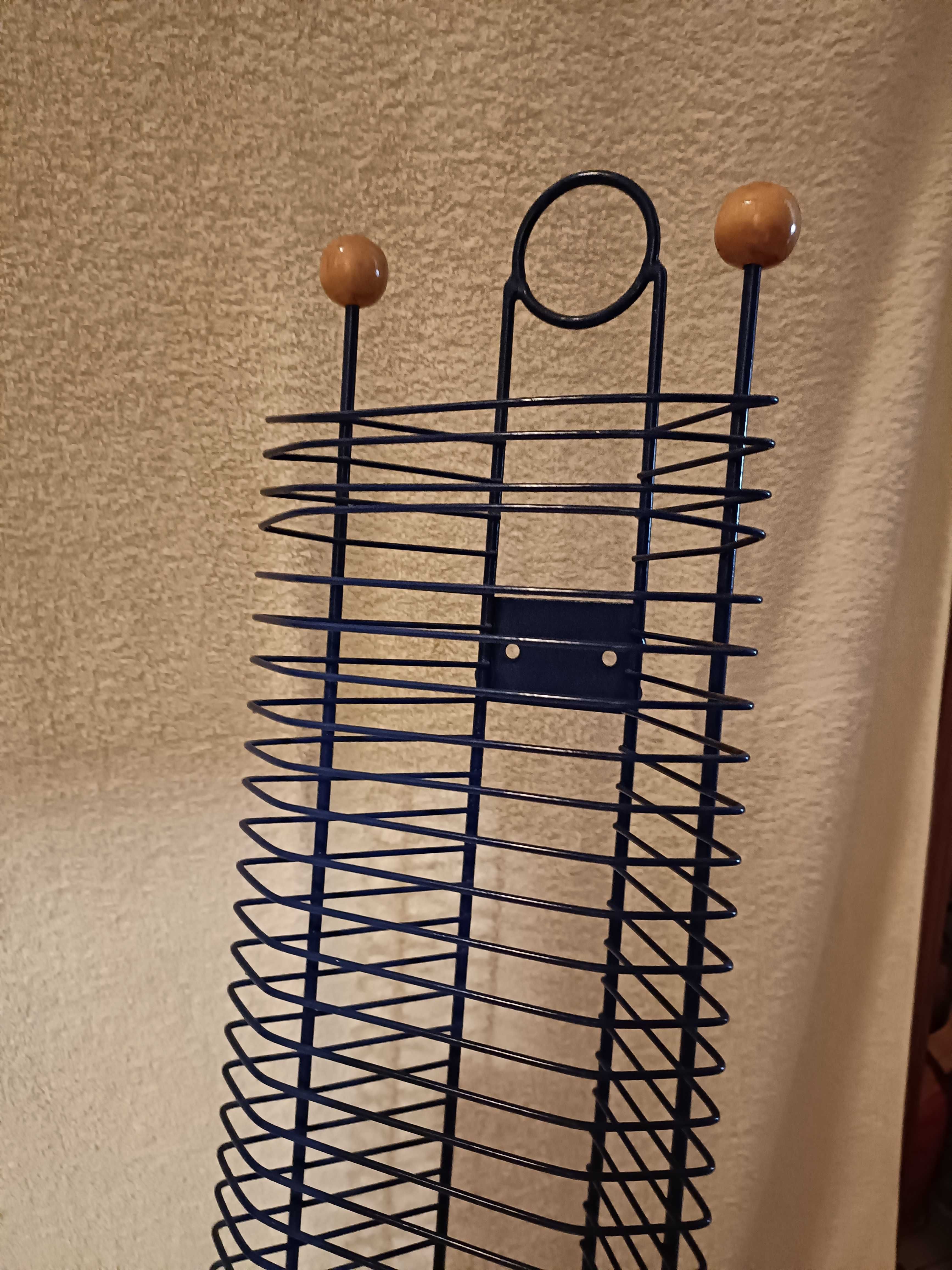 Estante para CDs/DVDs azul