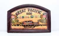 Obraz Drewniany Great Pacific 1850 Vintage