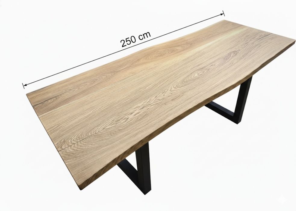 Blat Rustykalny 250cm na stół Live Edge Stół biurko ławę