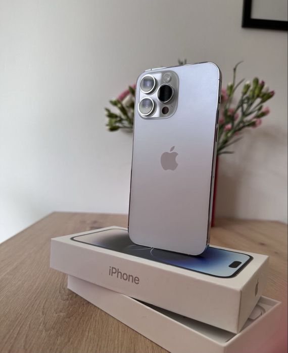 Iphone 14 Pro Silver na 128GB, 93% Bateria