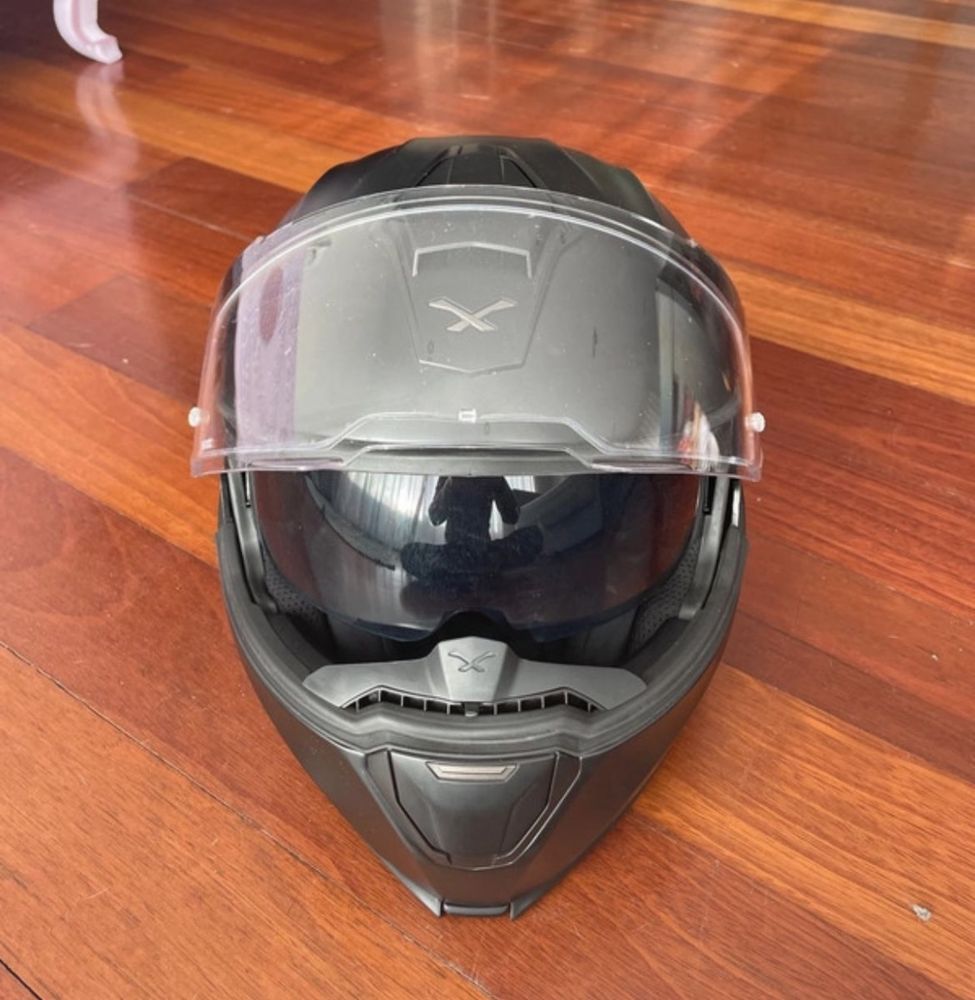 Capacete Nexx com ingercomunicador Sena