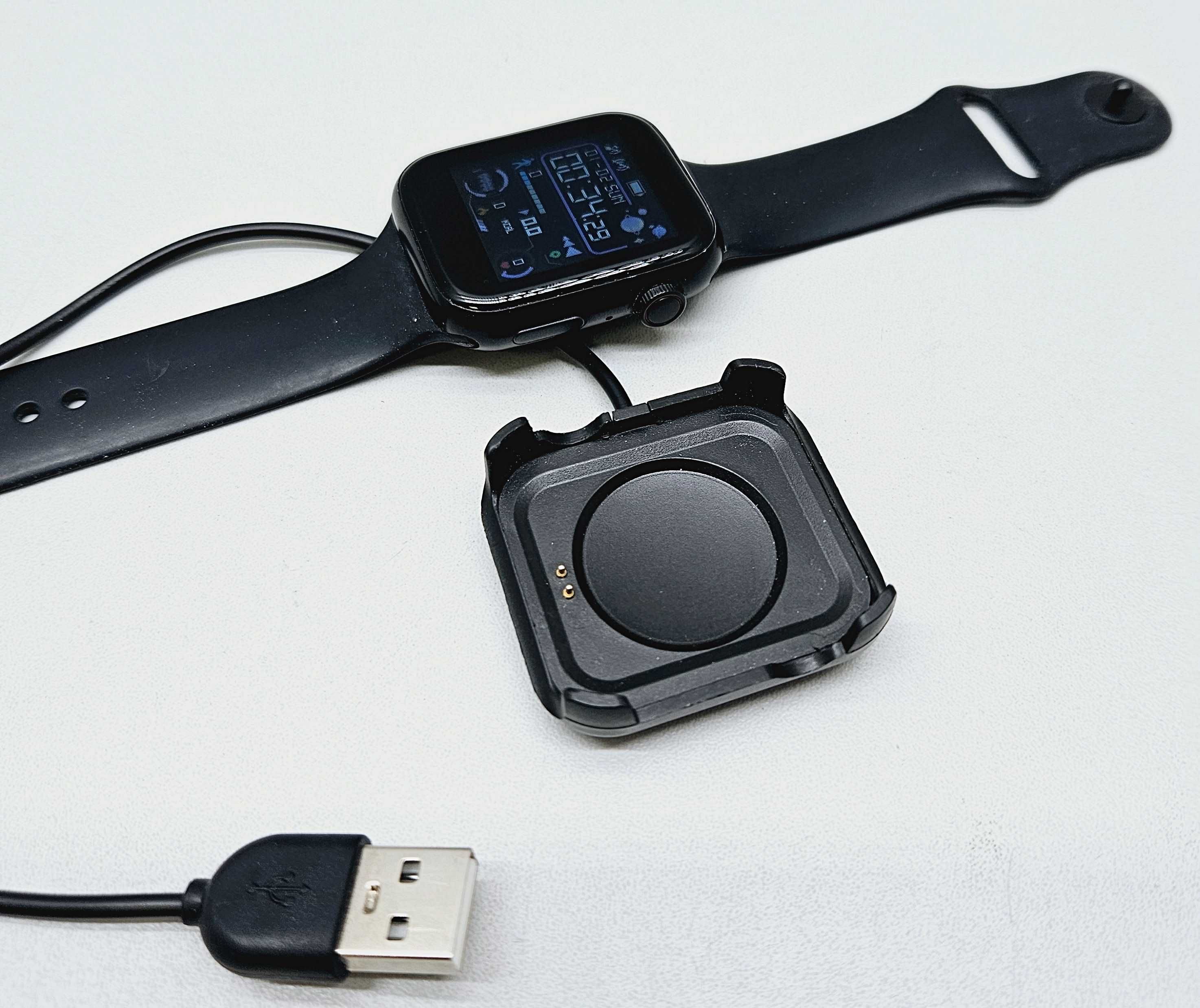 Zegarek smartwatch z odbieraniem połączeń Gogorun LY736 unisex czarny