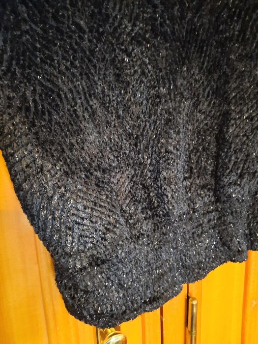 Blusa preta cintilante tamanho 40