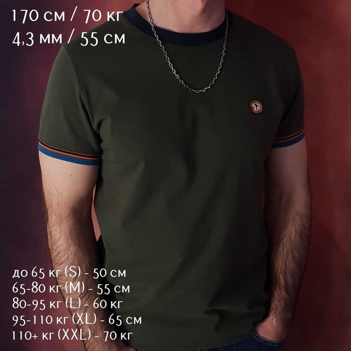 Чоловіча срібна цепочка якір. Ланцюжок якірного плетіння. Срібло 925