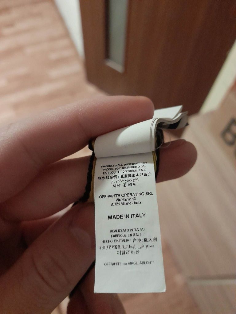 Pasek Off-White Mini Industrial Belt