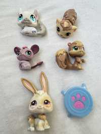 zestaw lps gryzonie littlest pet shop królik  mysz szynszyla wiewióra