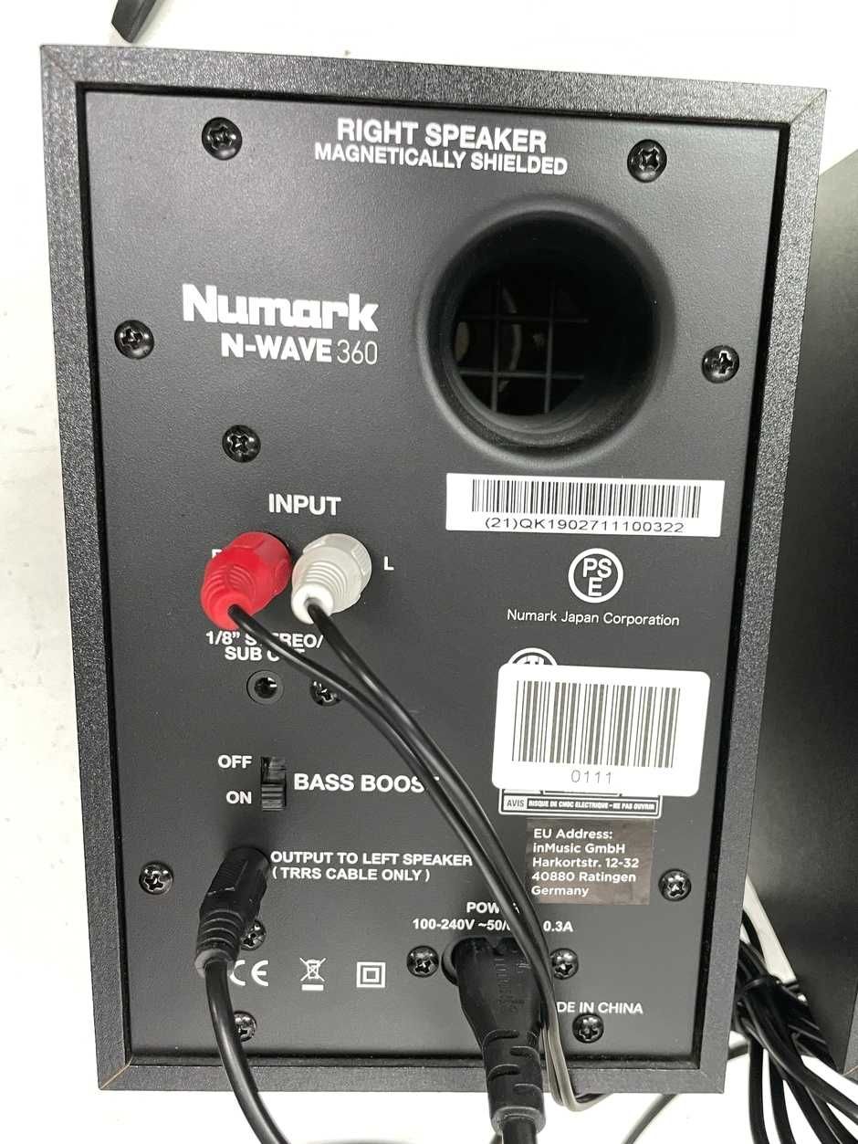 Студийные мониторы (пара) Numark N-Wave 360 3’ НЧ драйвер, 1’ ВЧ