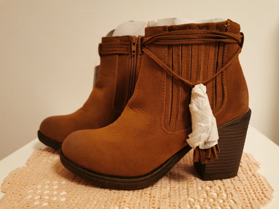 Botins castanhos Seaside