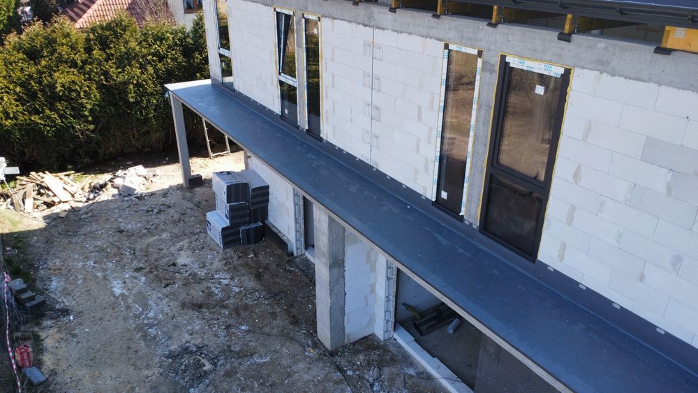 Dachy płaskie Dekarz Tarasy Balkony Obróbka blacharska Hydroizolacja