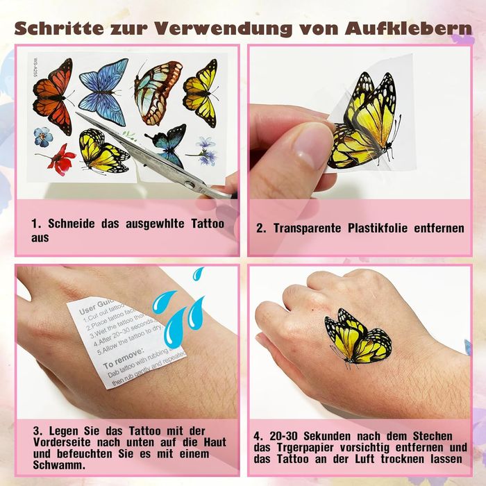 Motyli kostium karnawałowy z maską dla dzieci Rozmiar One Size