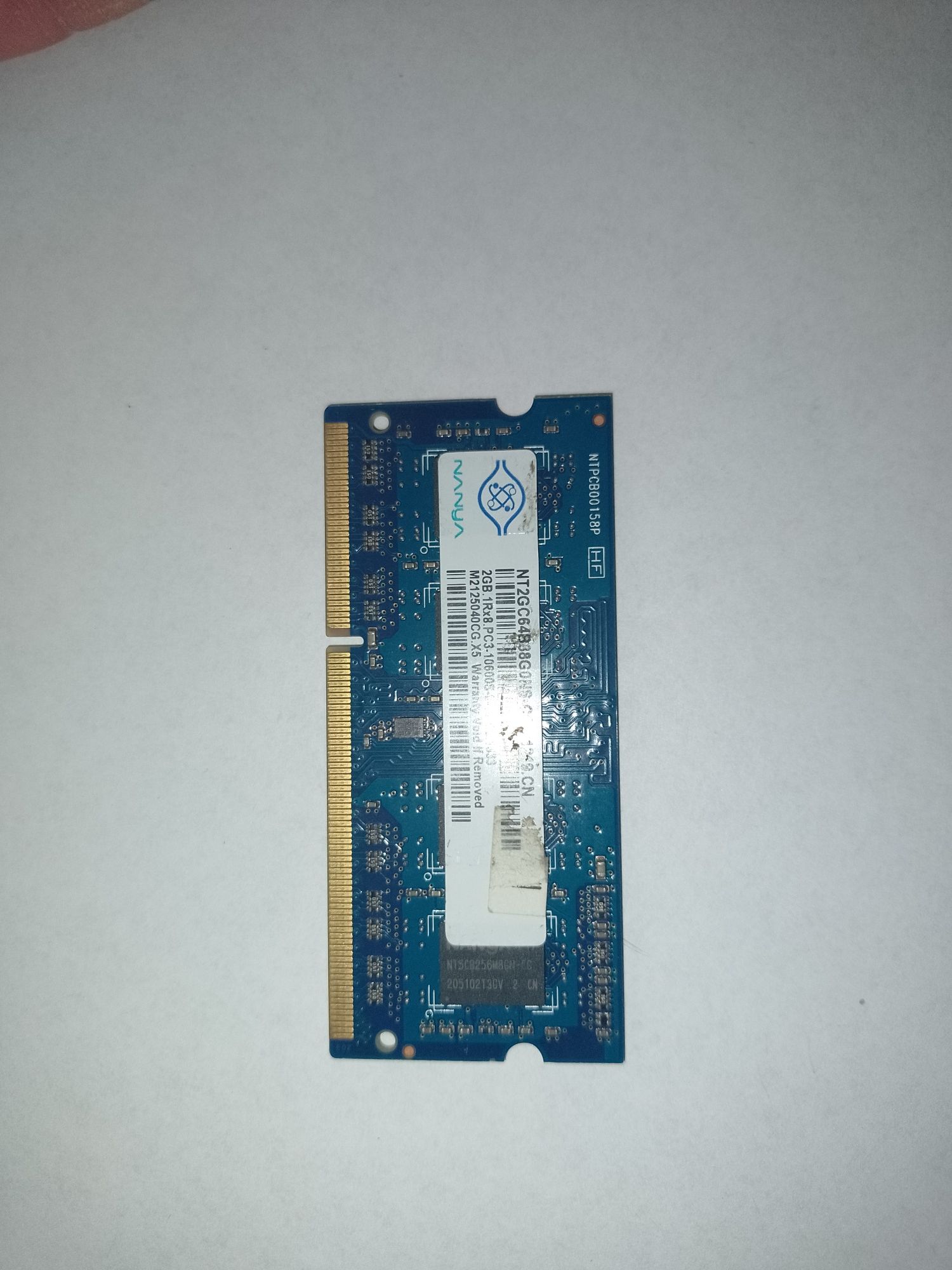 Pamięć 6GB RAM DDR3 1600 4GB ADATA+2GB NANYA do laptopów