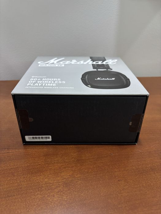 Marshall Major IV Auscultadores Preto Bluetooth novos / selados