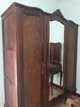 Mobília de quarto completa 9 peças Mogno
