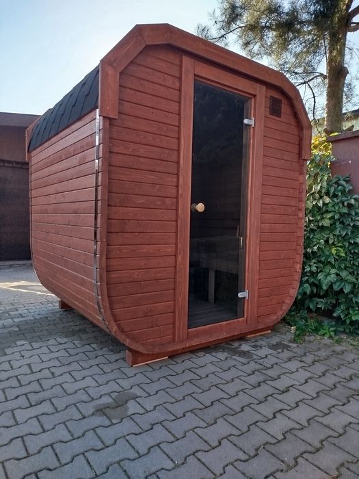 Sauna ogrodowa piec na drewno od ręki